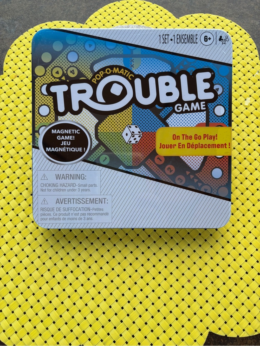 Trouble Pop-O-Matic Magnetic Travel Game, New-Factory Sealed